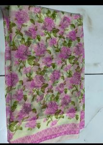 Floral Print Saree