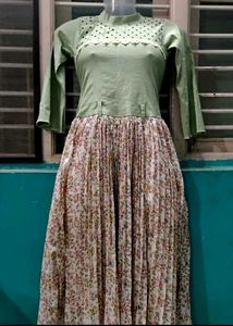 Elegant Floral Print Maxi Dress