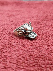Wolf Head Ring