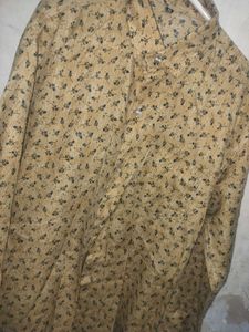 Printed Shirt Yellow
