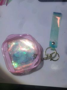 Cute Hello Kitty Glitter Pouch