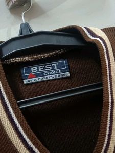 Vintage Brown Sweater Vest