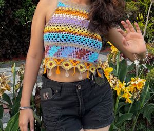 Boho Crochet Crop Top