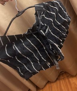 Striped Navy Blue Top