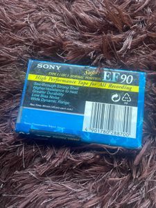 Vintage Sony EF Super 90 Cassette Tape
