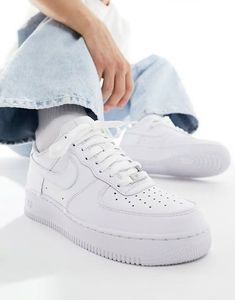 Classic White Nike Air Force 1 Sneakers
