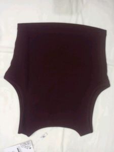 Burgundy Tank Top With Cut