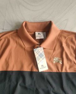 Stylish Two-Tone Polo Shirt