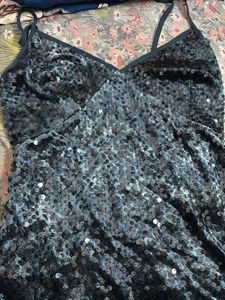 ZARA sequin Mini Slip Dress