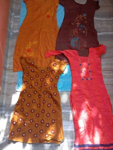 Bundle of 4 Kurtas
