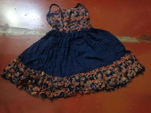Blue &amp; Pink Print Sundress