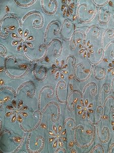 Elegant Embroidered Dress Material