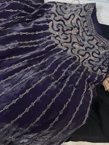 Brand New Lehenga Organza With Stone Work