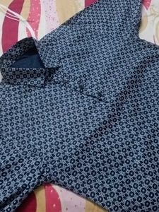 💙🥳blue Patterned attractive Kurta