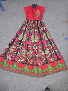 full embroidery Ethnic Gown