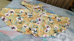 new with tag off shoulder frock