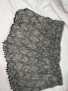 Boho Patterned Shorts with Tassels