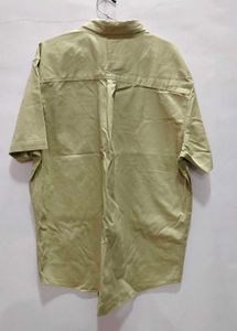 Khaki Short Sleeve Button-Down