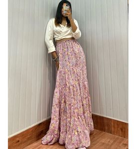 Trendy Flowy Layered Skirt 🩷