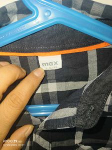 Boy's Plaid Casual Shirt