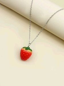 Cute Strawberry Pendant Necklace