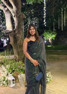 Sparkling Sequin Saree