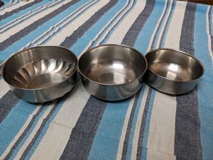 3 Steel Bowl Set