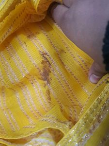 Elegant Yellow Sari
