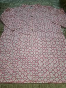 Printed Pink Kurti