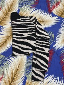Zebra Print Sweater