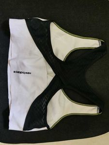 White & Black Sports Bra