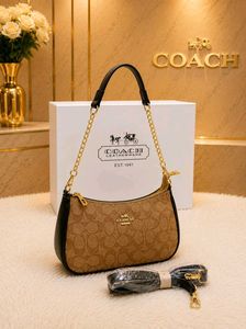 Coach Monogram Shoulder Bag