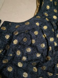 Party Wear Black Blause
