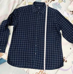 arrow branded Men's Navy Blue Checked Shirt