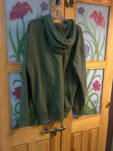 Olive Green Hoodie roadster