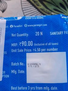 Paree Pads New With Tag