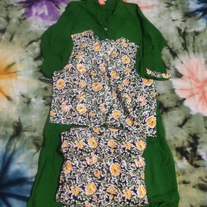 Kurta Pant Jaket Set