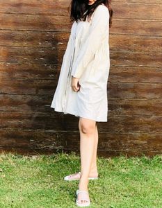 Boho Chic Cream Dress