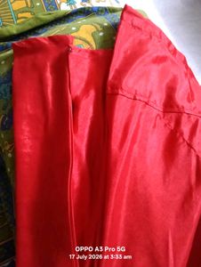 Orange Embroidered Kurta