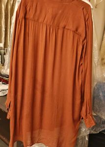 Chic Rust Tunic Top