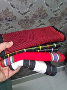 Vibrant Striped and Plaid Fabric Bundle