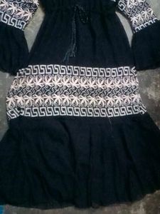 Boho Embroidered Abaya Burkha
