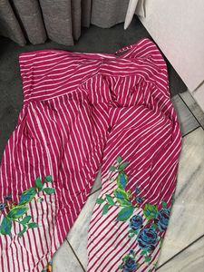 Boho Floral Striped Harem Pants (any1)
