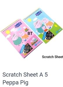 Peppa Pig Scratch Sheet Book (1 Pcs)