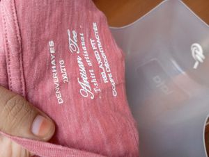 Pink V-Neck T-Shirt
