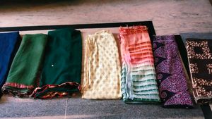 cotton chiffon &amp;pure stylish design dupatta no dam