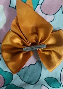 Satin Bow Hair Clips - Set of 2