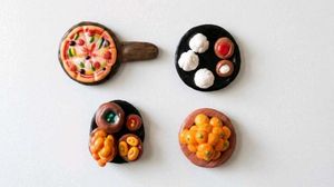 10 cute food fridge magnet