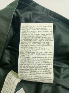 Zara Large Black Faux Leather Halter Dress