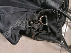 Black Nylon Handbag